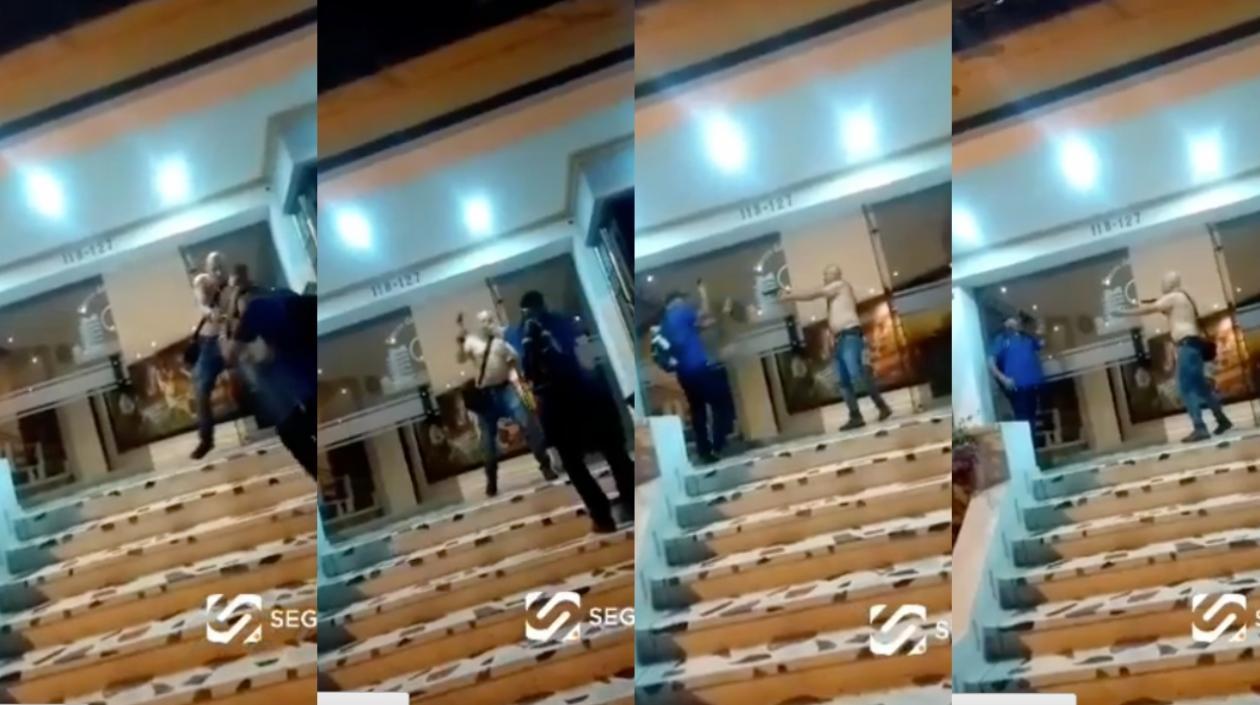 Momentos del incidente. 