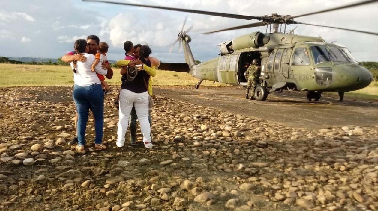 Los secuestrados se reencontraron con sus familias.