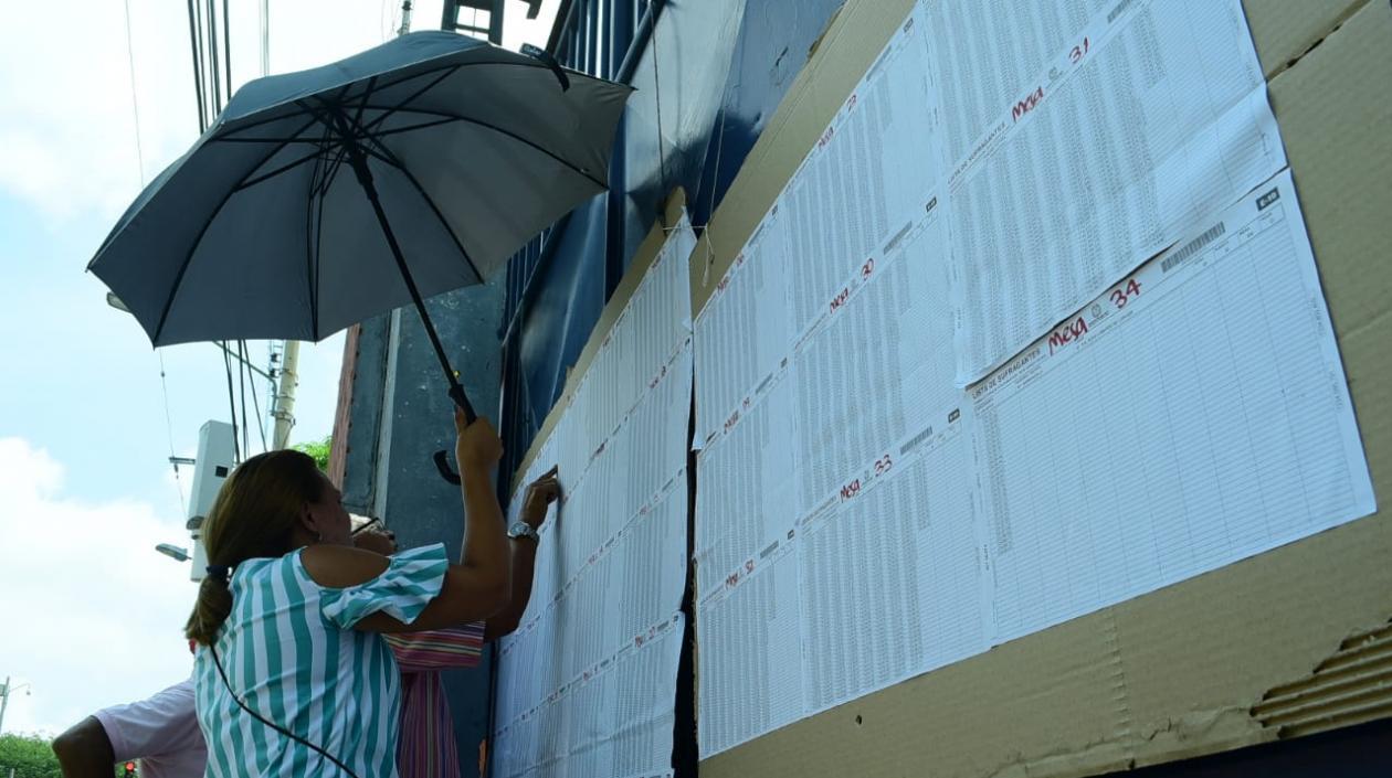 Entrada del Colegio Sofía Camargo. 