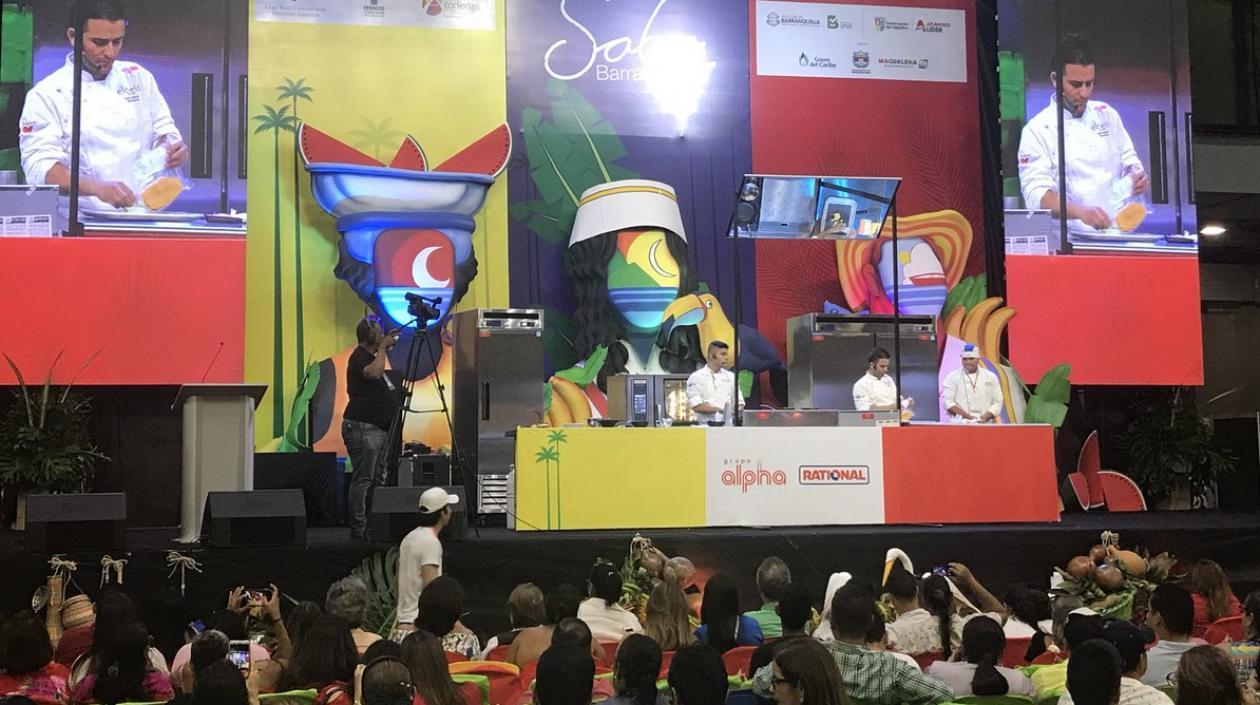 Tarima principal de Sabor Barranquilla.