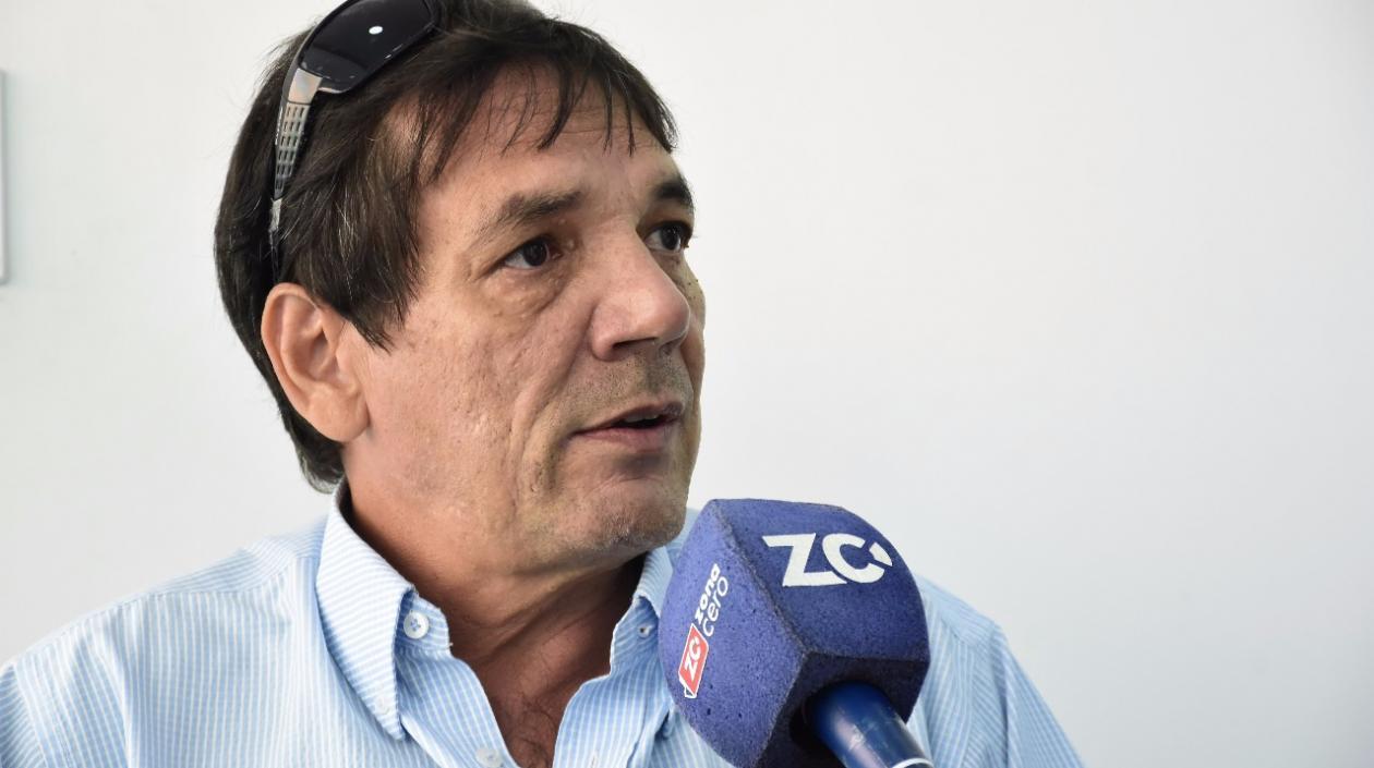 Alberto Forero, presidente de la Liga de Hockey y Patinaje del Atlántico. 