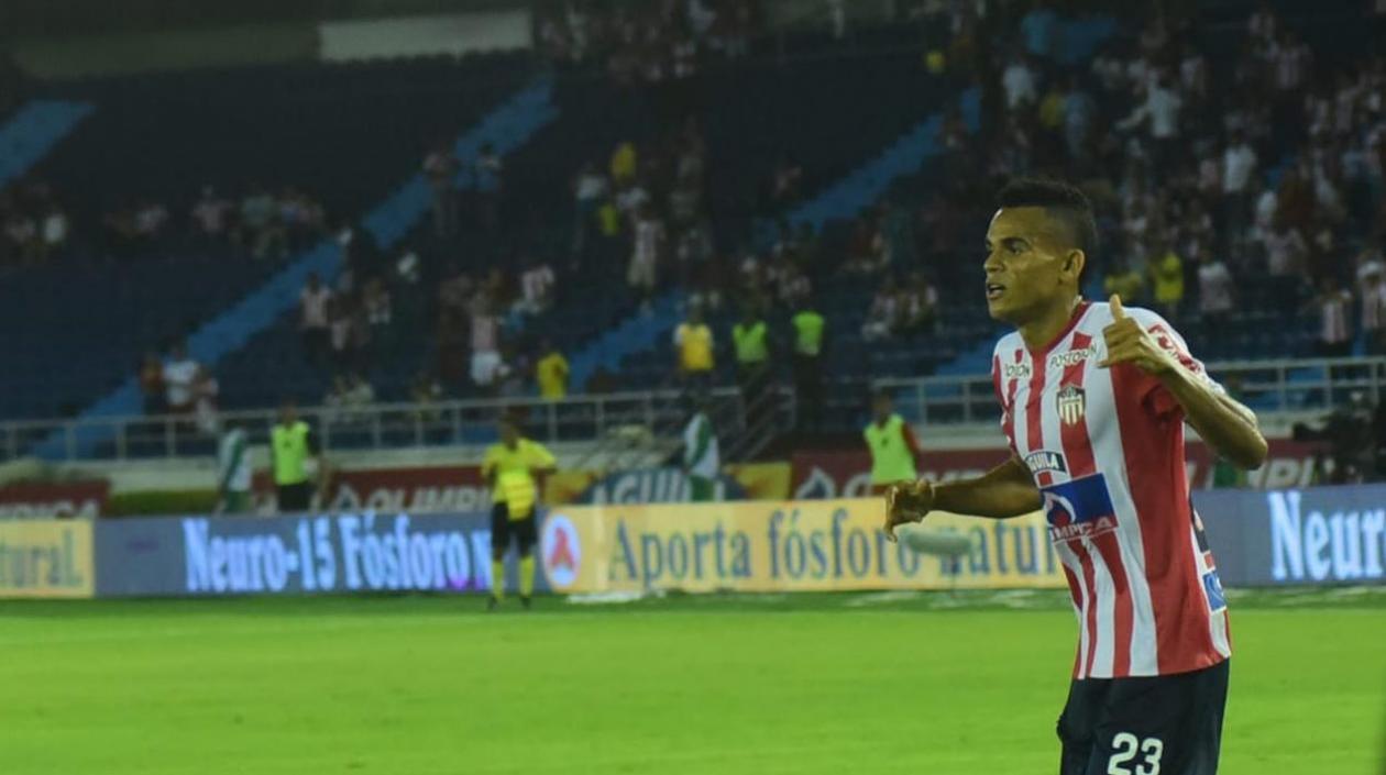 Luis Díaz, en escena del partido ante Medellín el pasado sábado.