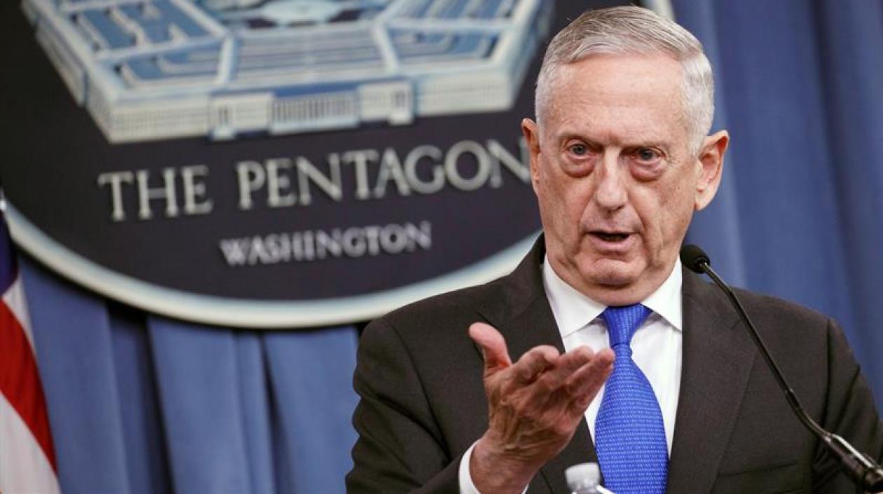 El secretario de Defensa de Estados Unidos, James Mattis. 