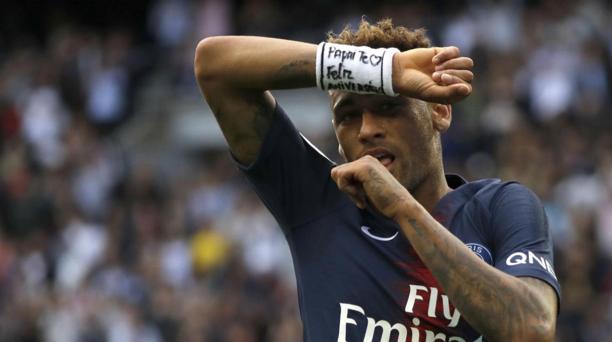 Neymar, delantero del PSG. 