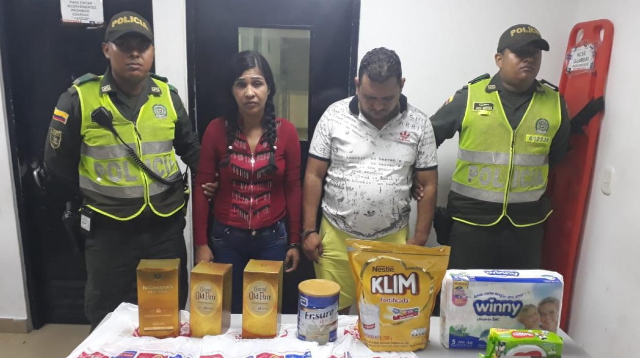 Heidy Patricia Cabrera López, de 31 años; y a Marco Aurelio Cubillos Blanco, de 39, fueron los capturados.