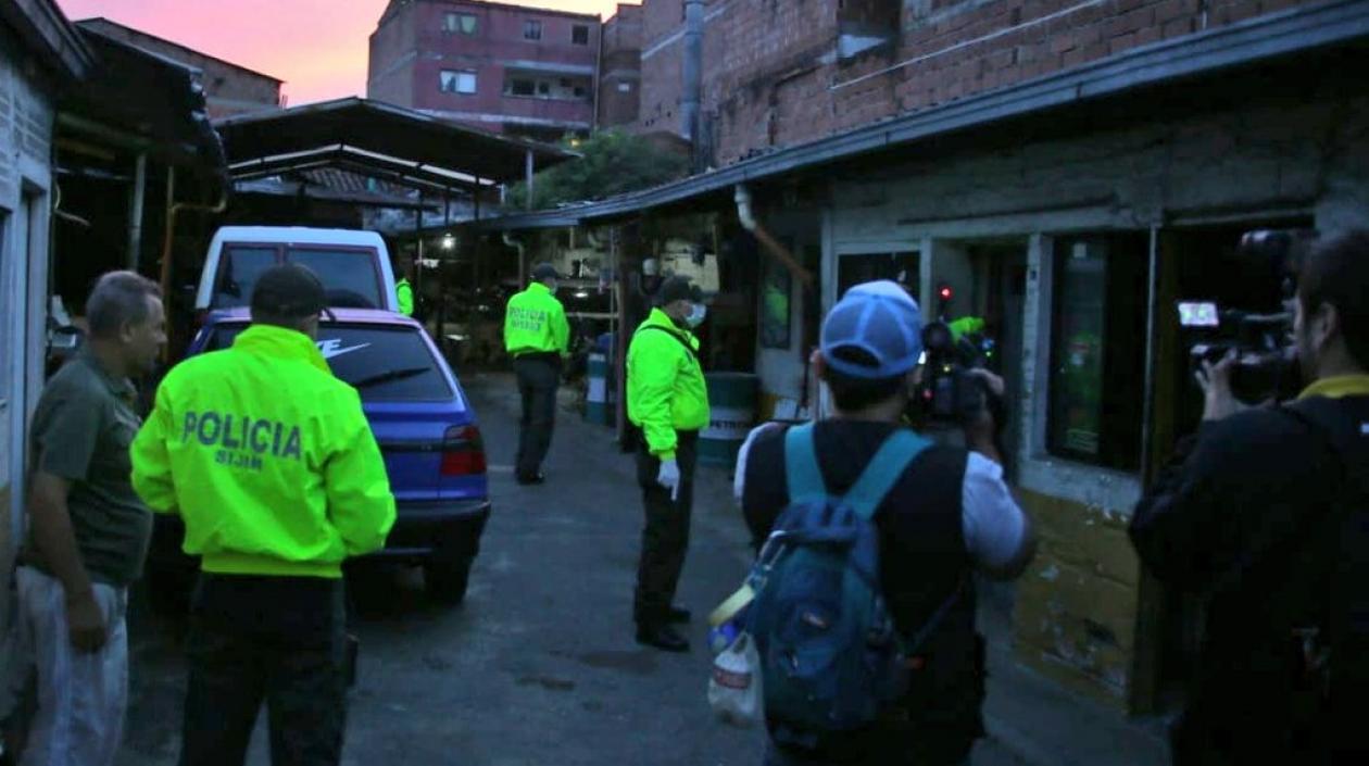 Momentos del operativo.