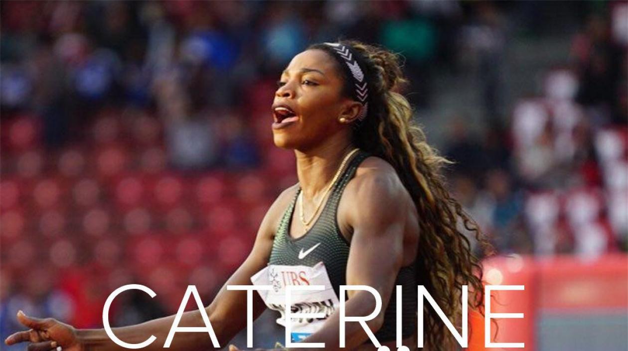 Así felicitó la Liga de Diamante a la ganadora. 