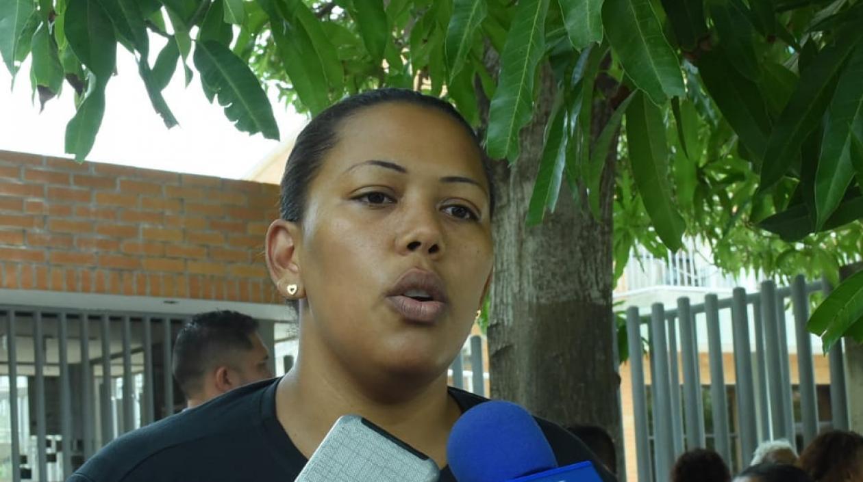 Jennifer Teherán, cuñada de Brenda Pájaro Bruno.