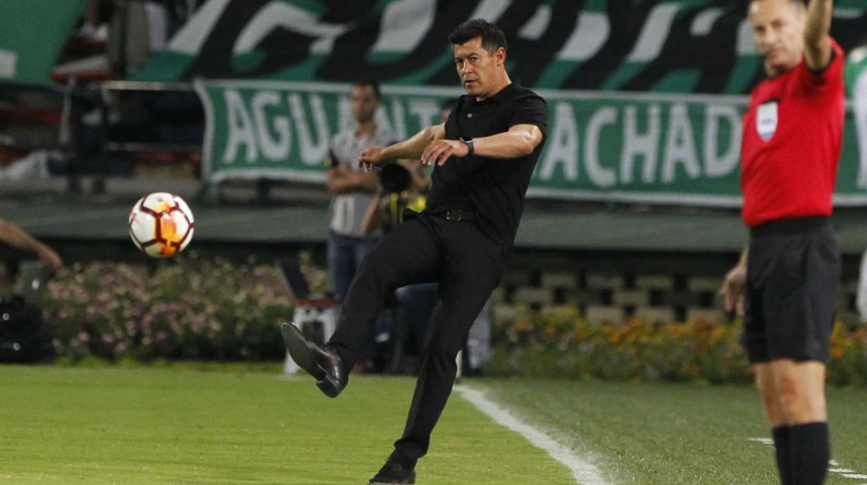 Jorge Almirón, ex técnico de Atlético Nacional. 