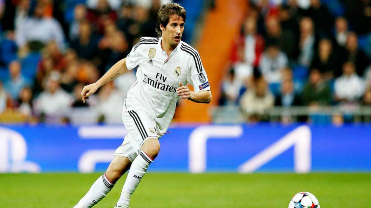 Fabio Coentrao, defensa portugués. 