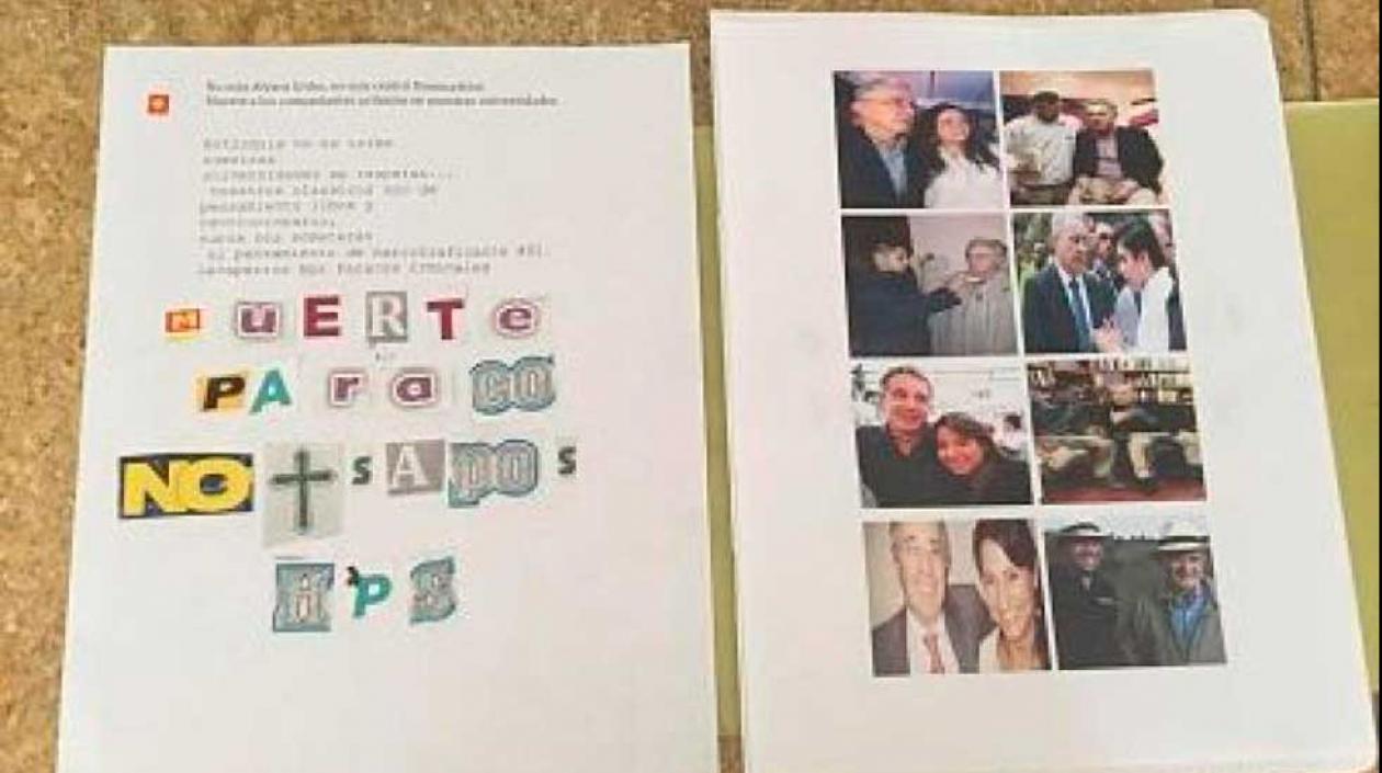 Este es el panfleto.