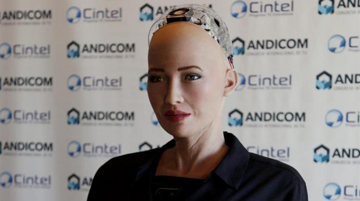 La robot Sophia. 