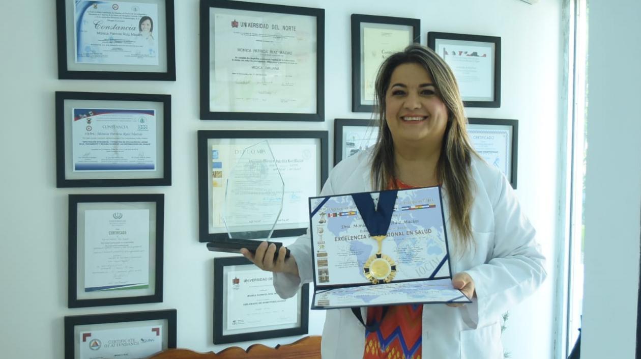 La doctora barranquillera Mónica Ruiz.