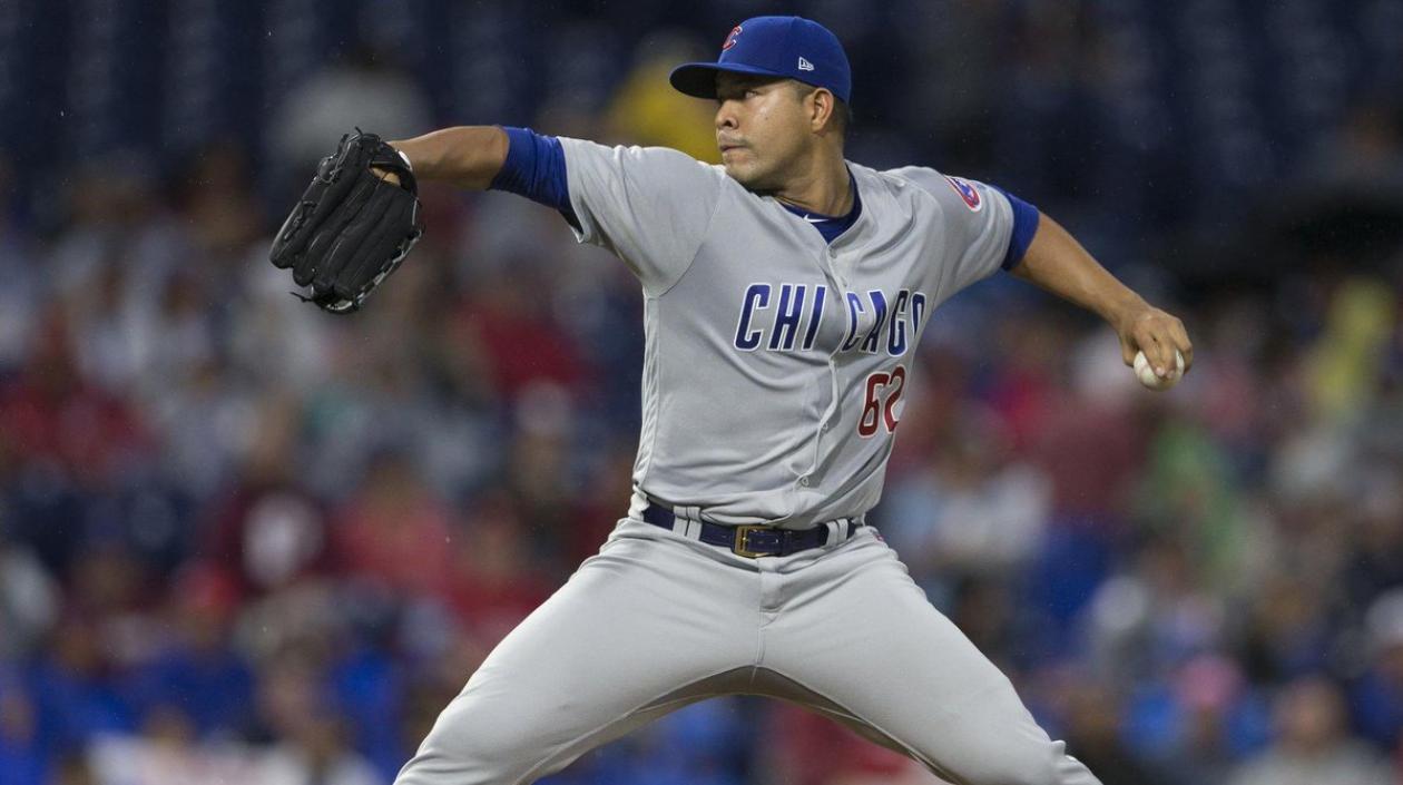 José Quintana, lanzador de los Cachorros. 