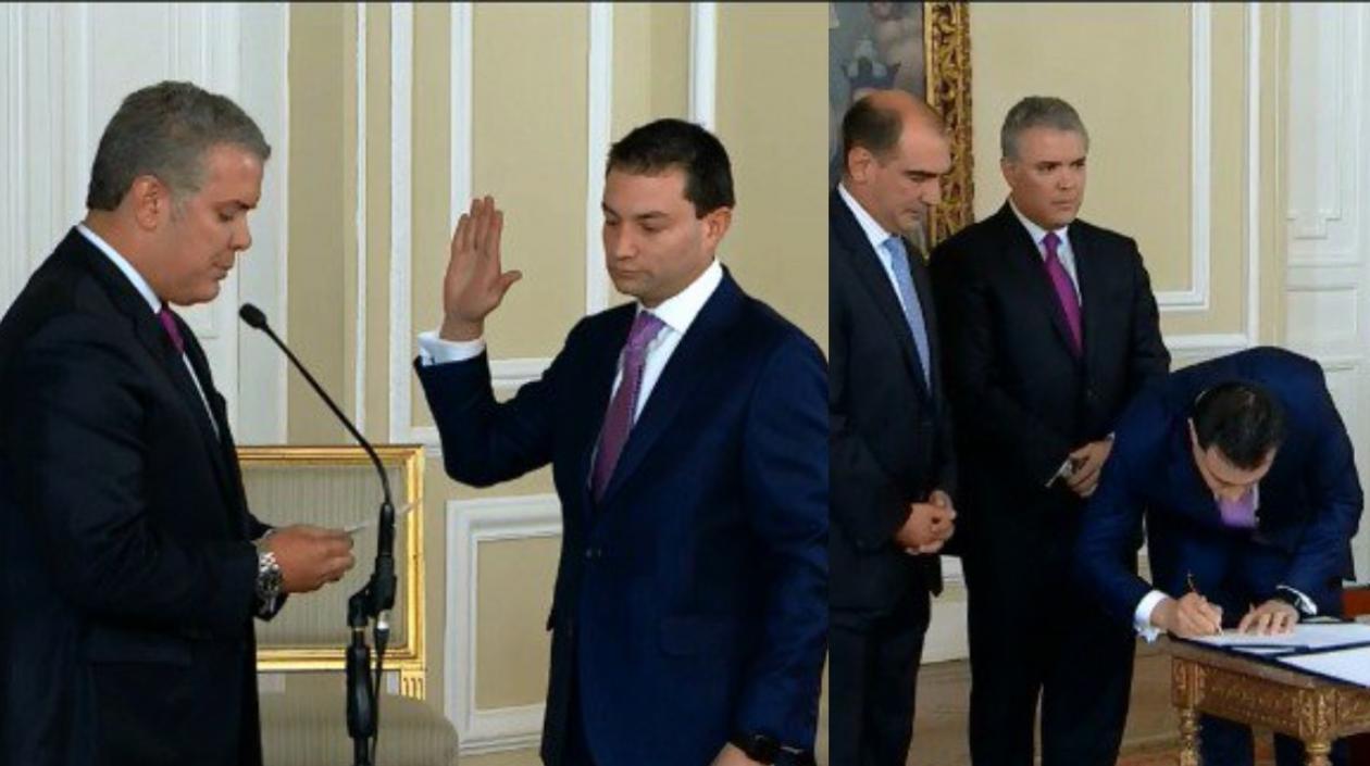 Ante el Presidente Iván Duque asumió Carlos Felipe Córdoba como nuevo Contralor General de la República.