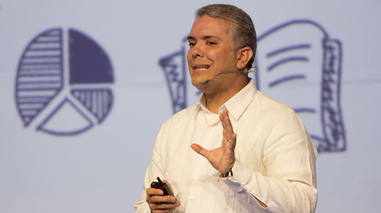 El presidente de Colombia, Iván Duque