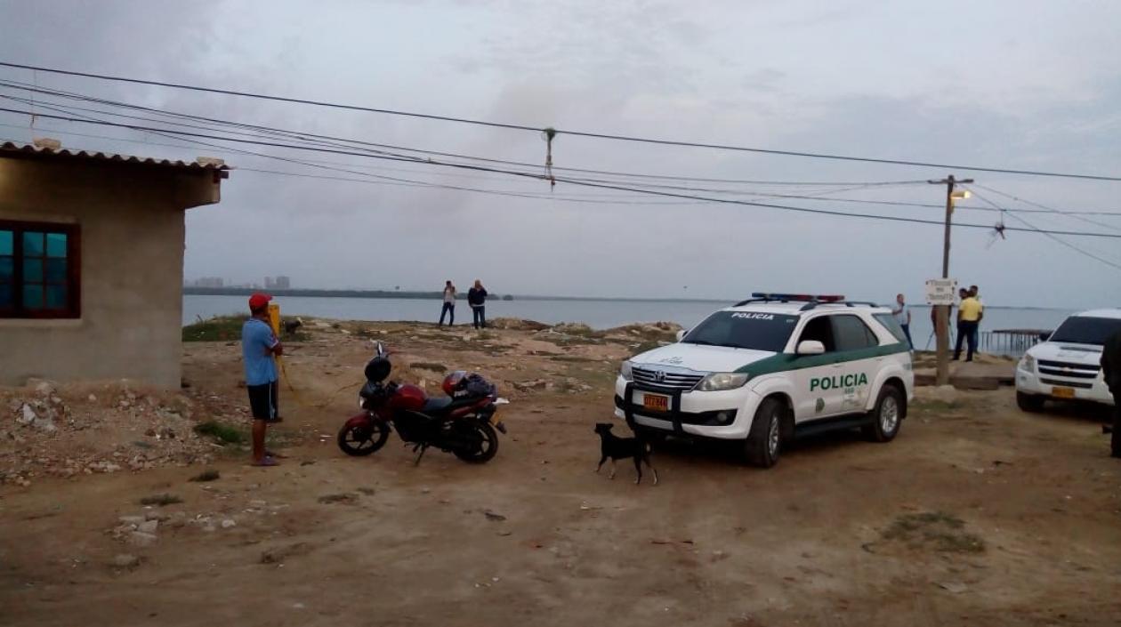 Lugar de los hechos en el barrio Las Flores.