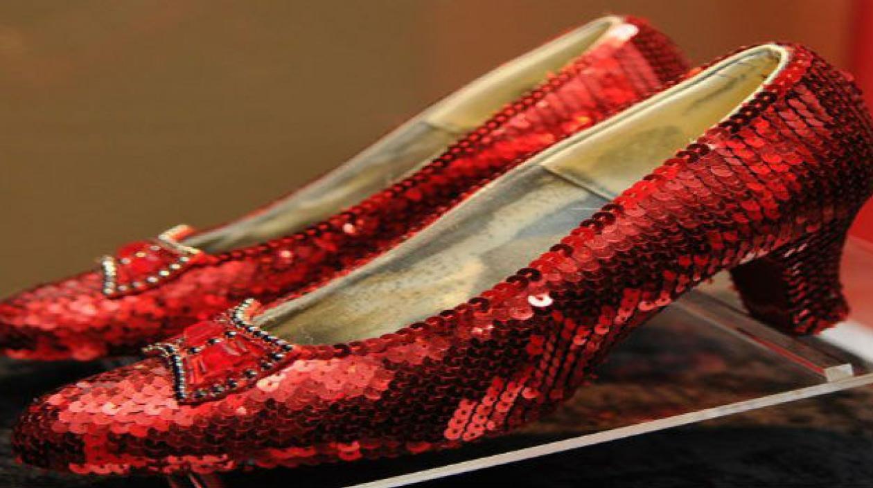 Par de zapatos utilizados en la película 'El Mago de Oz'  de 1939.