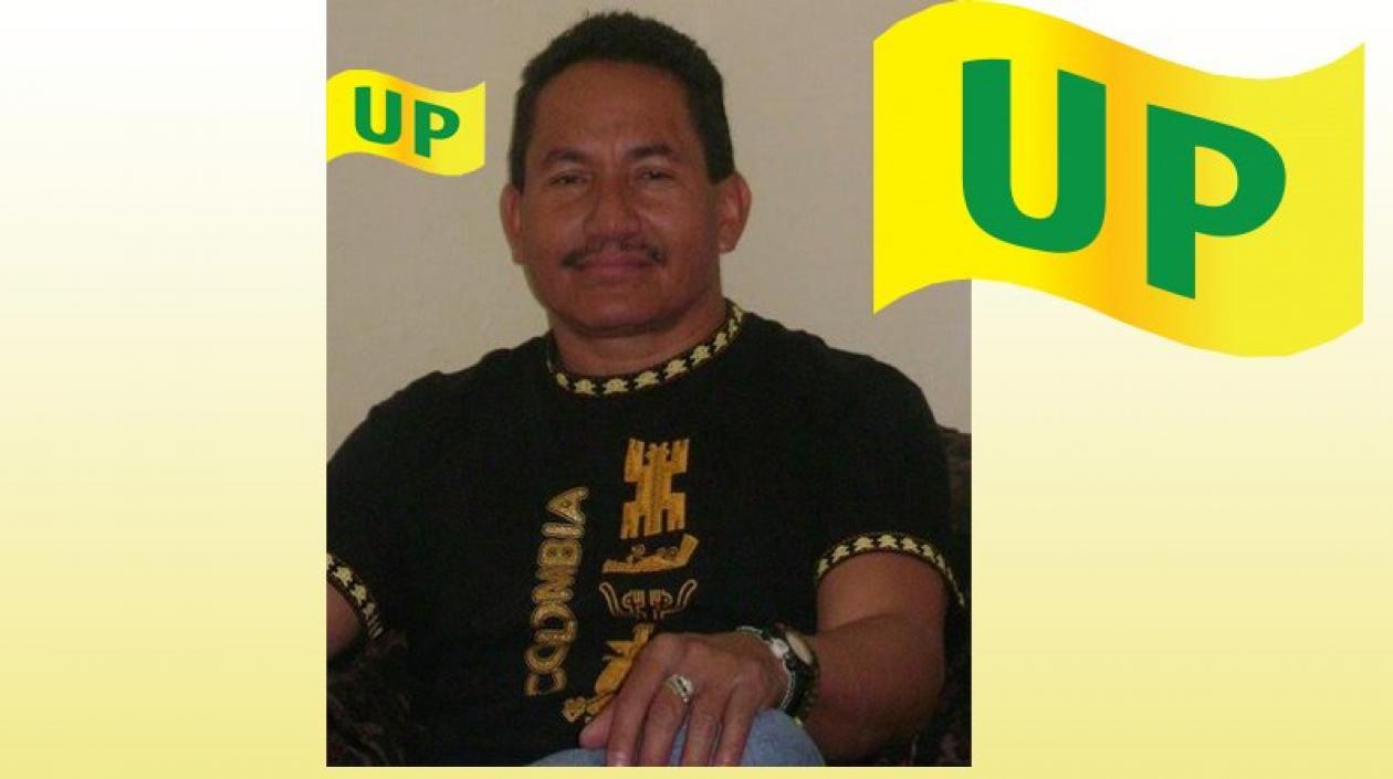Luis César Plata, dirigente de la UP.