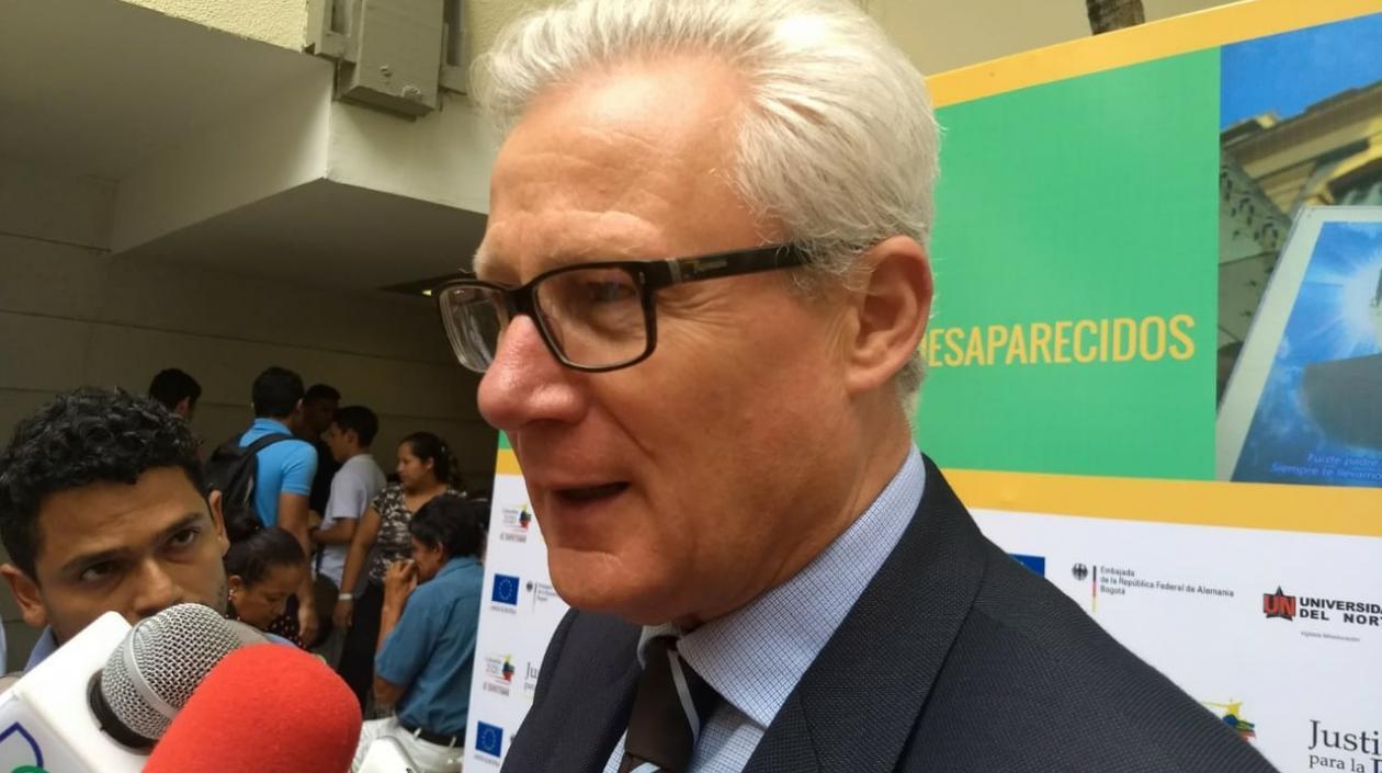 Christoph Harnisch, Jefe de la delegación del Comité Internacional de la Cruz Roja en Colombia.