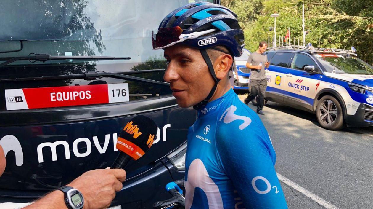 Nairo Quintana, pedalista colombiano.