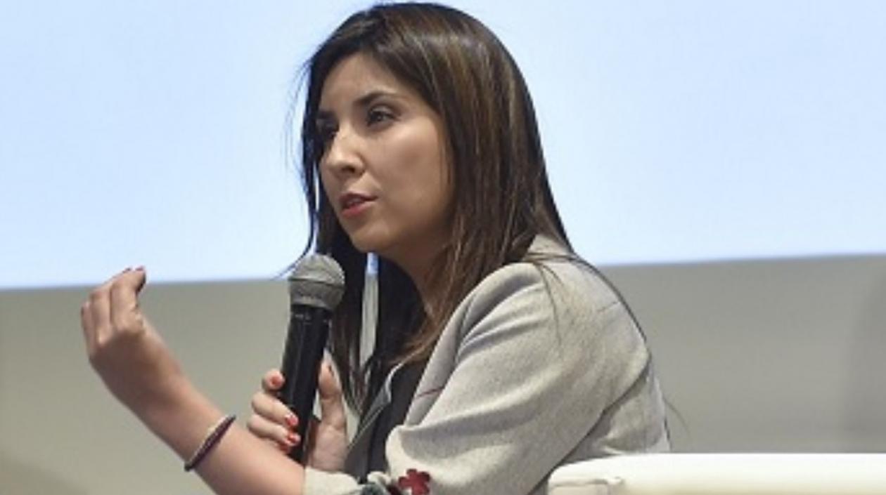 María Victoria Angulo, ministra de Educación.