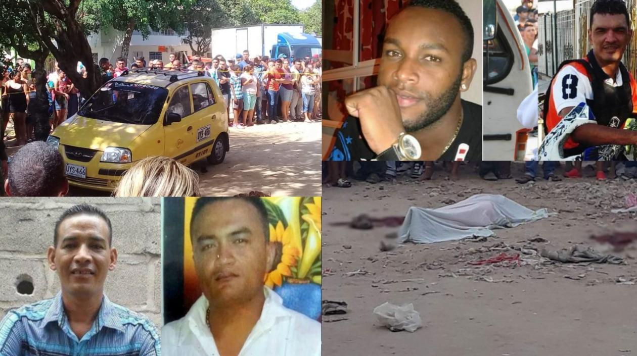 Algunas de las personas asesinadas y que habrían sido ejecutadas por la banda 'Los Centrales'.