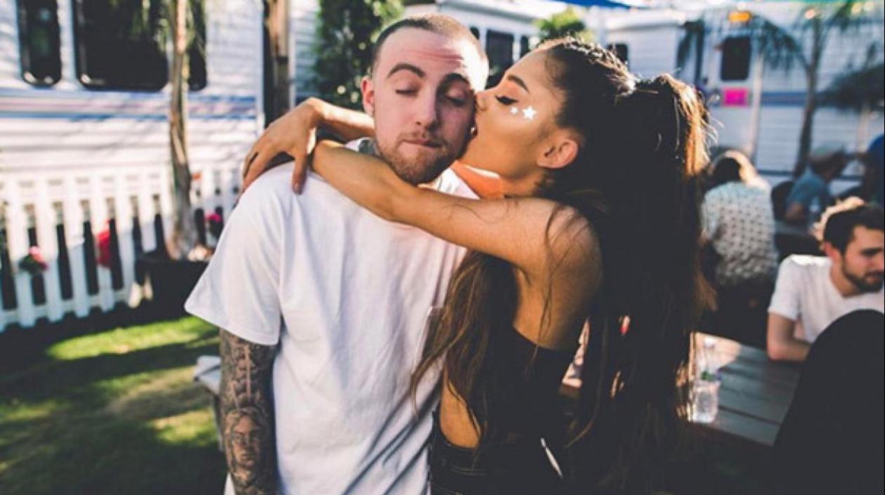 El rapero Mac Miller y la cantante Ariana Grande.