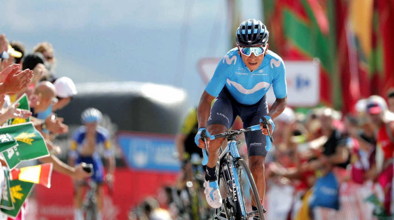 Nairo Quintana, ciclista colombiano. 