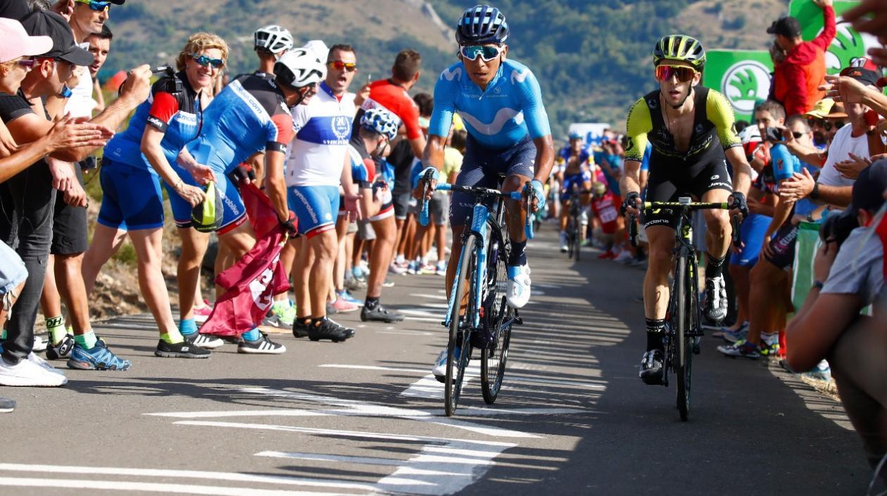 Nairo Quintana lanzó este ataque sobre Yates. 