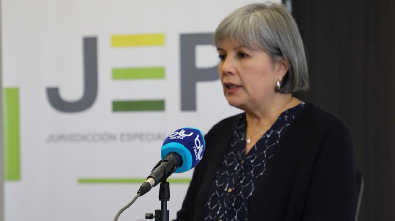 Patricia Linares, presidenta de la JEP.