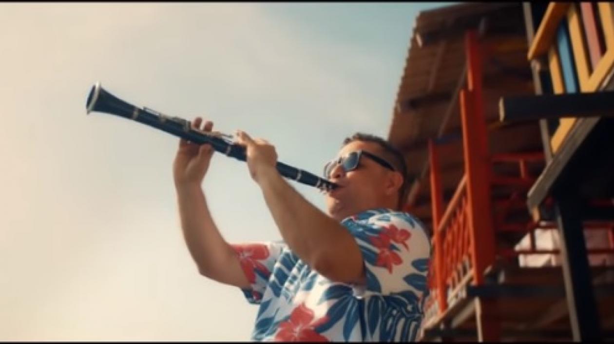 El músico Juventino Ojito.