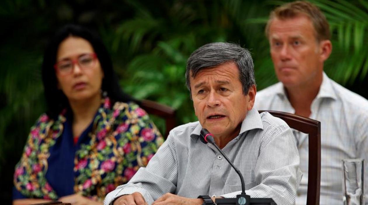 Pablo Beltrán, jefe negociador del Ejército de Liberación Nacional.