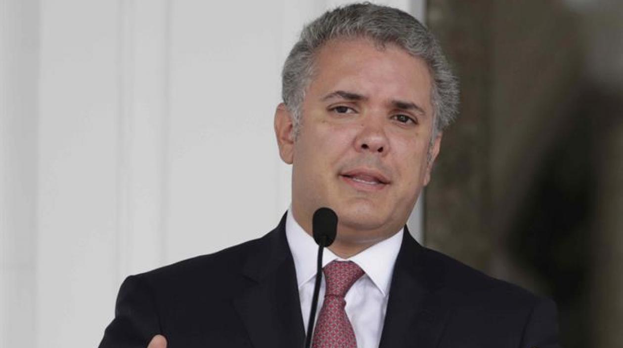 El Presidente de la República, Iván Duque. 