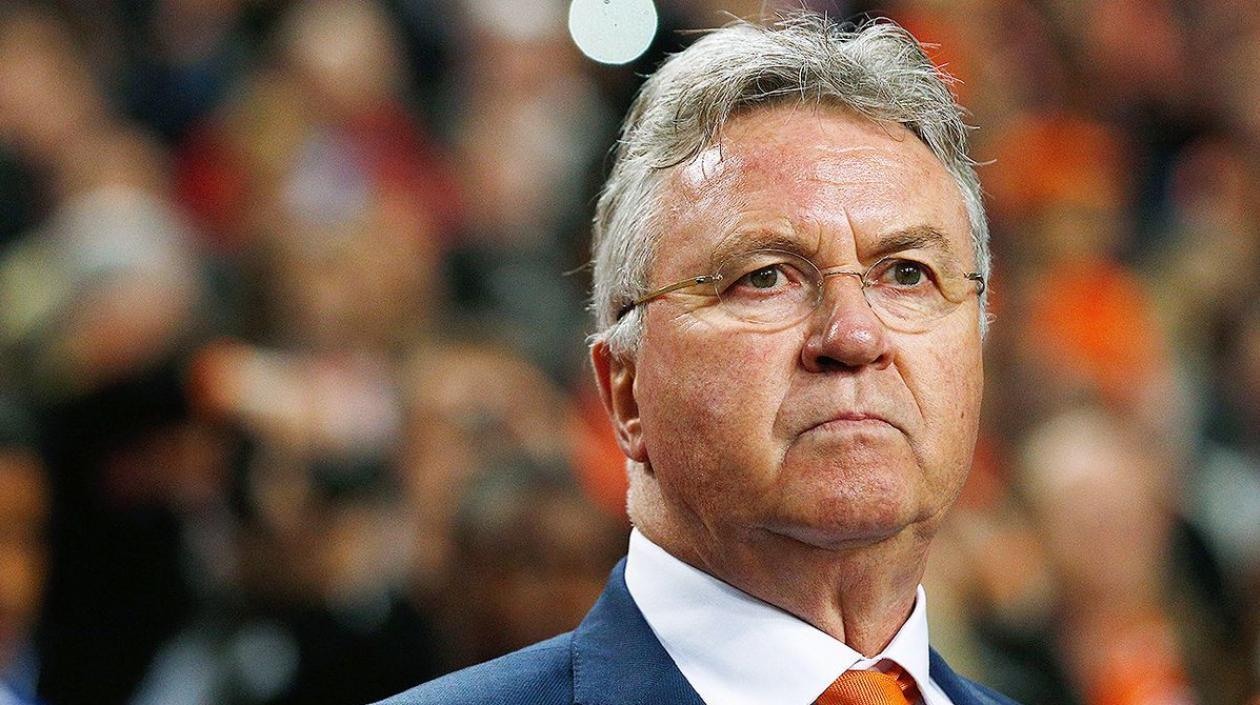 El entrenador holandés Guus Hiddink. 
