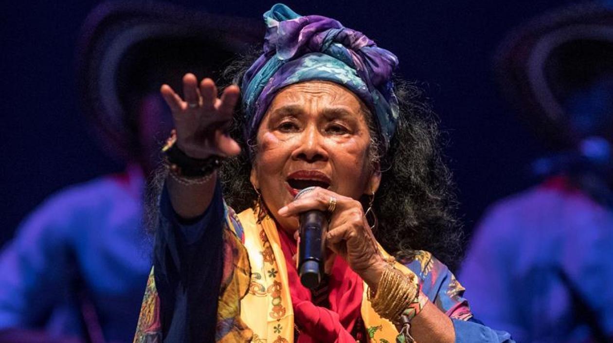 La cantadora Totó La Momposina.