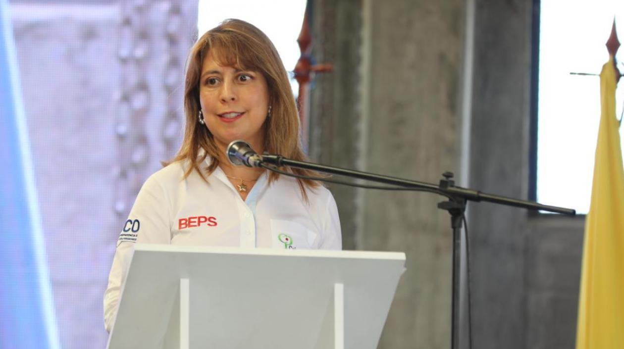 Adriana Guzmán Rodríguez, presidenta de Colpensiones.
