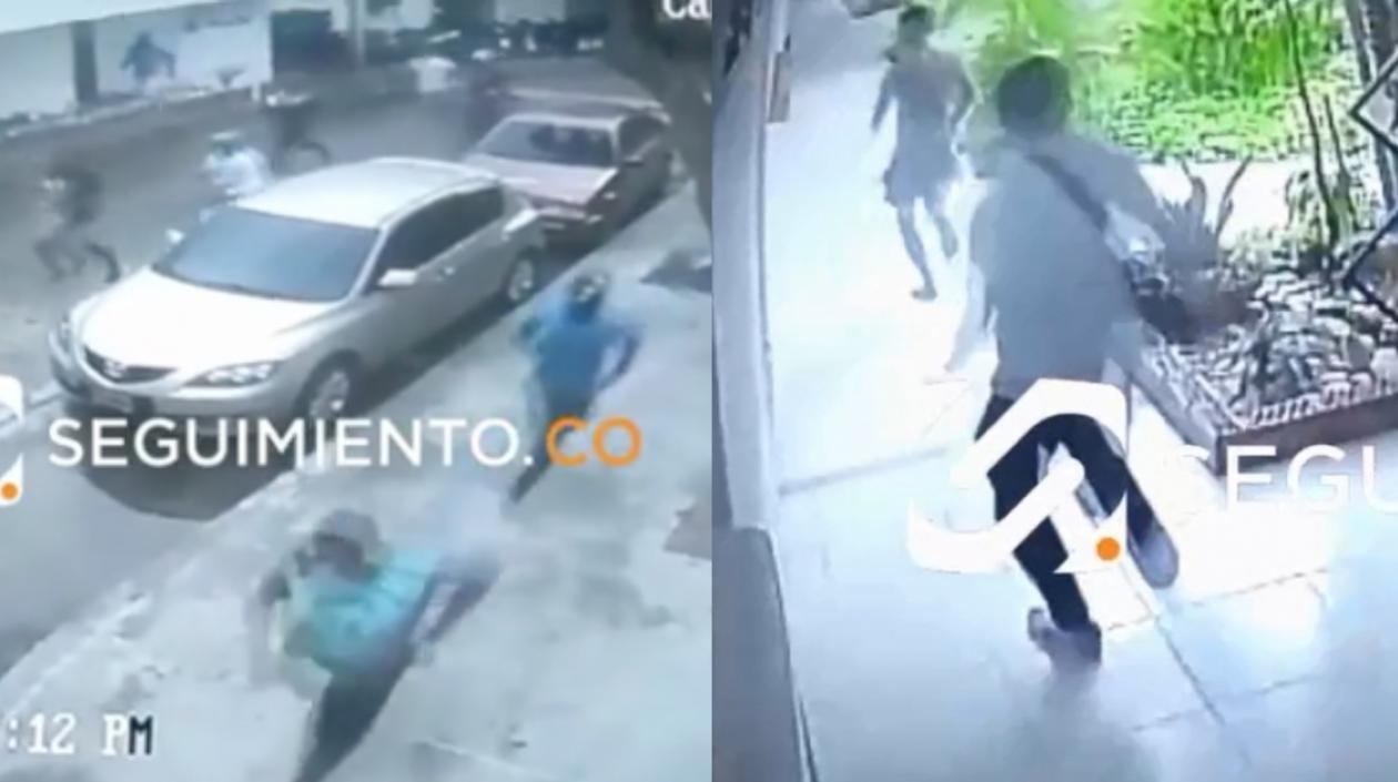 Momentos del incidente. 