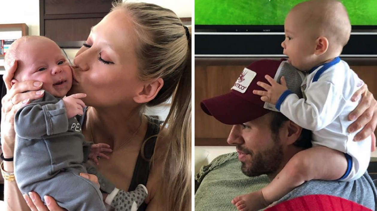 La vida de Enrique Iglesias y Anna Kournikova gira alrededor de sus hijos