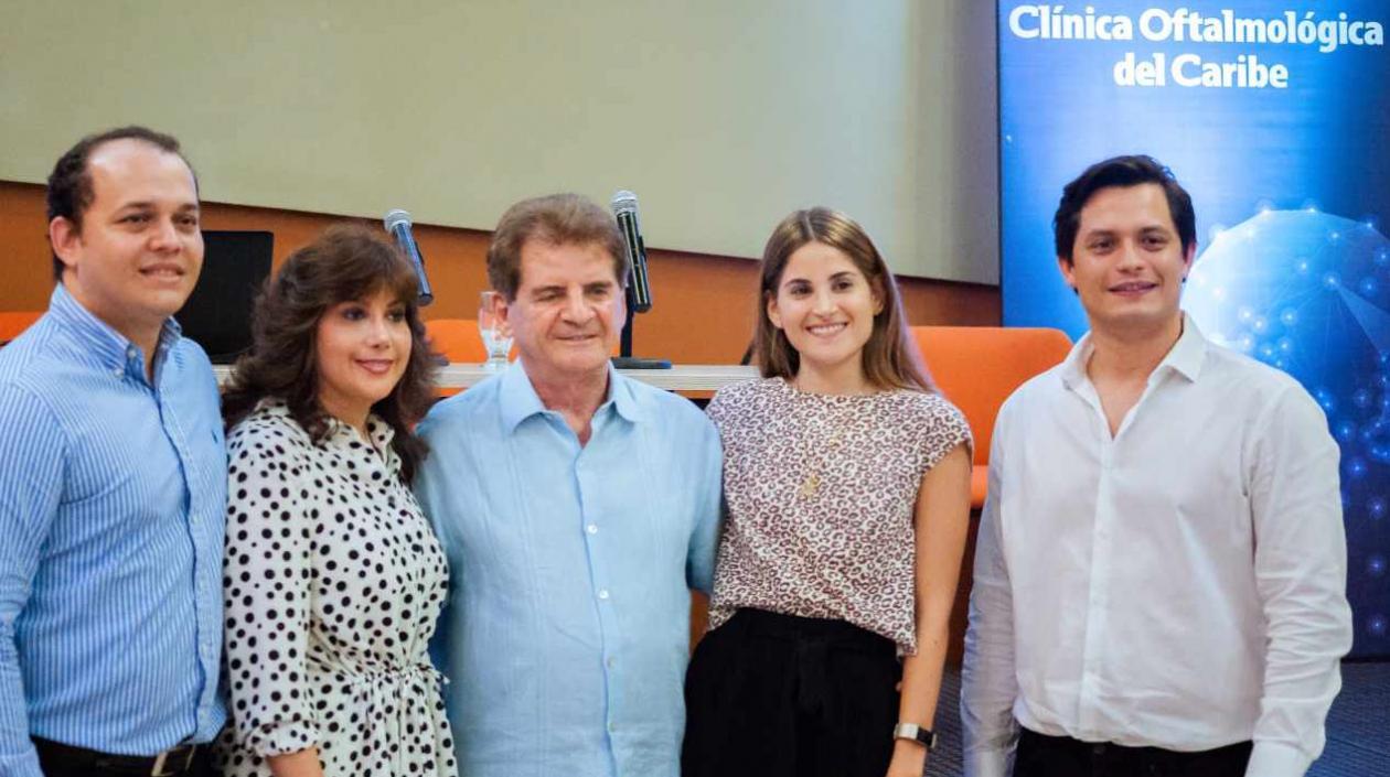Doctor Luis Escaf durante el lanzamiento de Savios, que mejorará la atención a los pacientes de la Clínica Oftalmológica del Caribe.