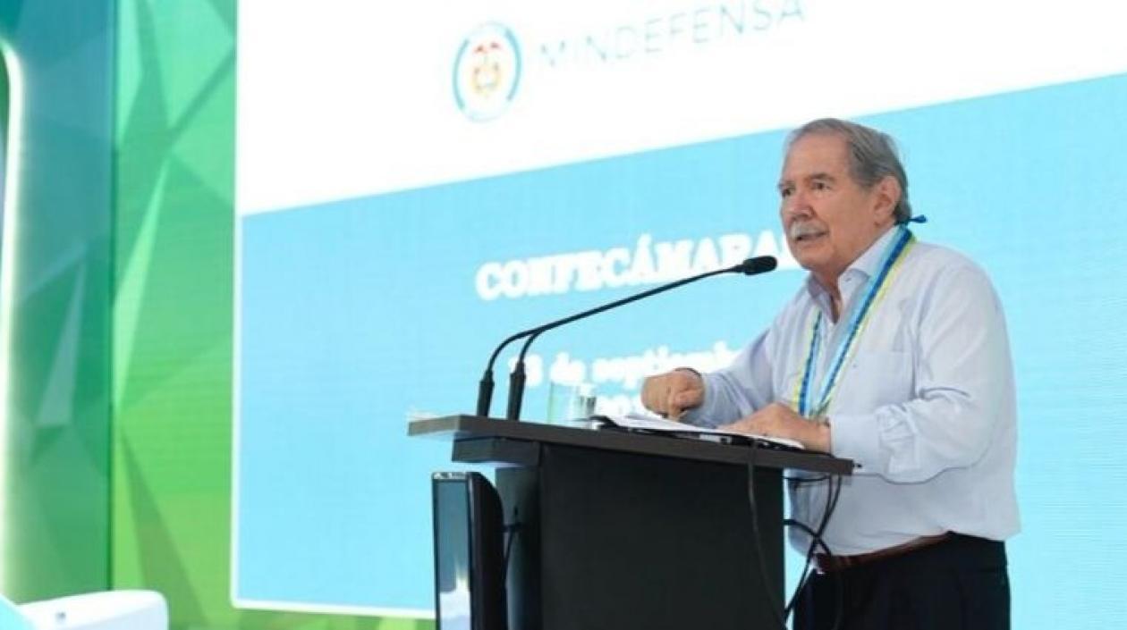 Guillermo Botero, ministro de Defensa.