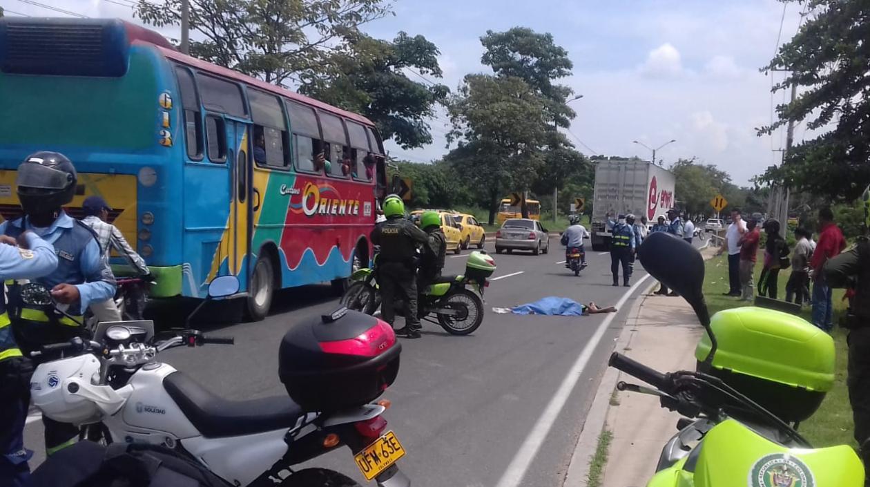 La víctima falleció en el lugar de los hechos. 