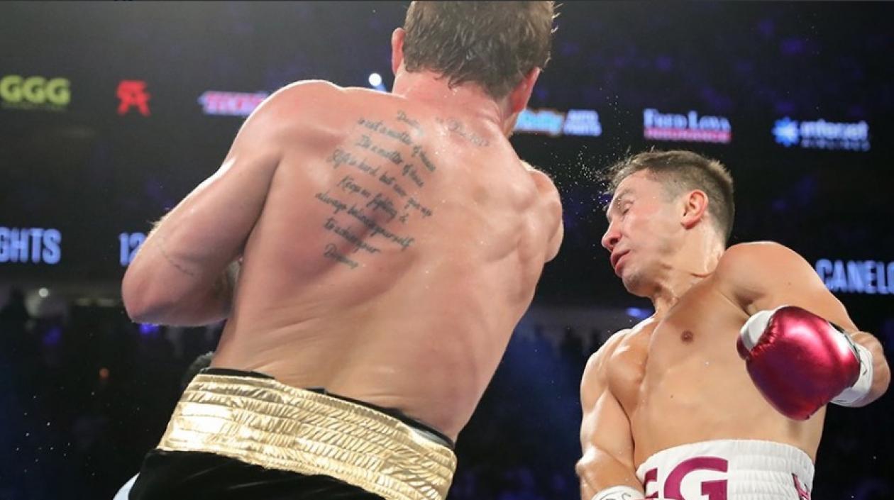 Acción del combate en Las Vegas, Estados Unidos.