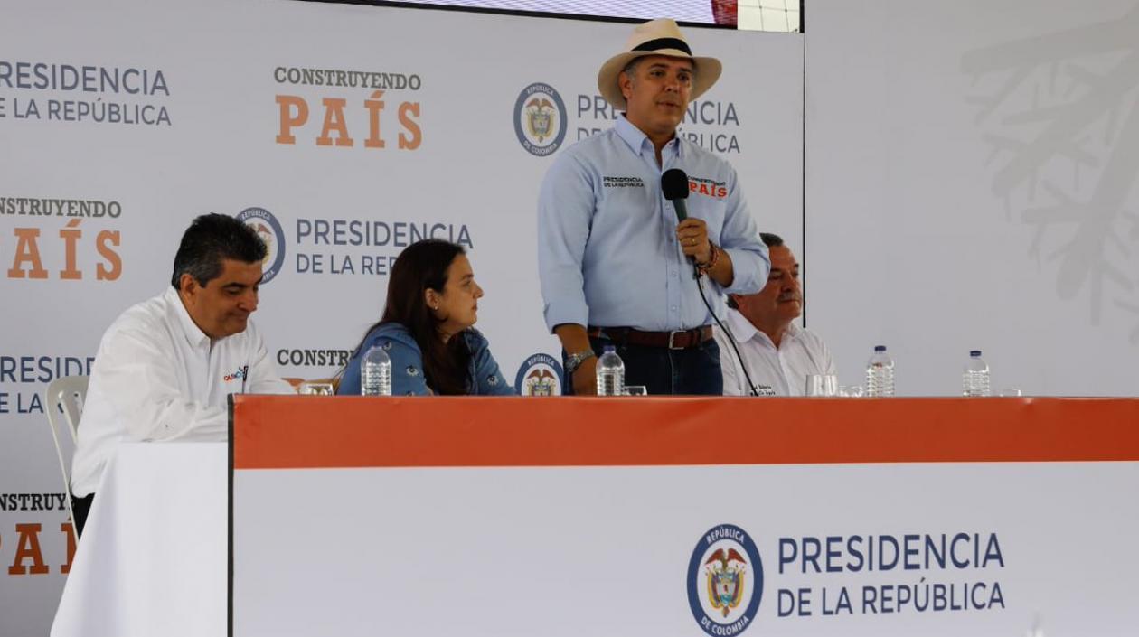 El Presidente de la República, Iván Duque. 
