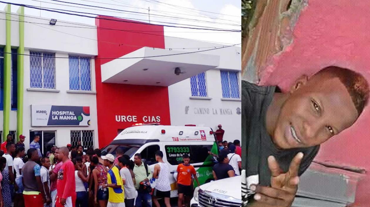 Johan  Soto falleció cuando era atendido en el Camino La Manga.