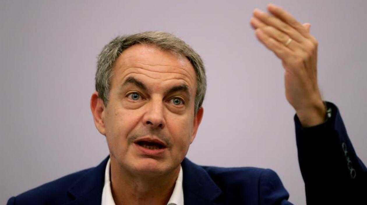 El exprimer ministro español Jose Luis Rodriguez Zapatero. 