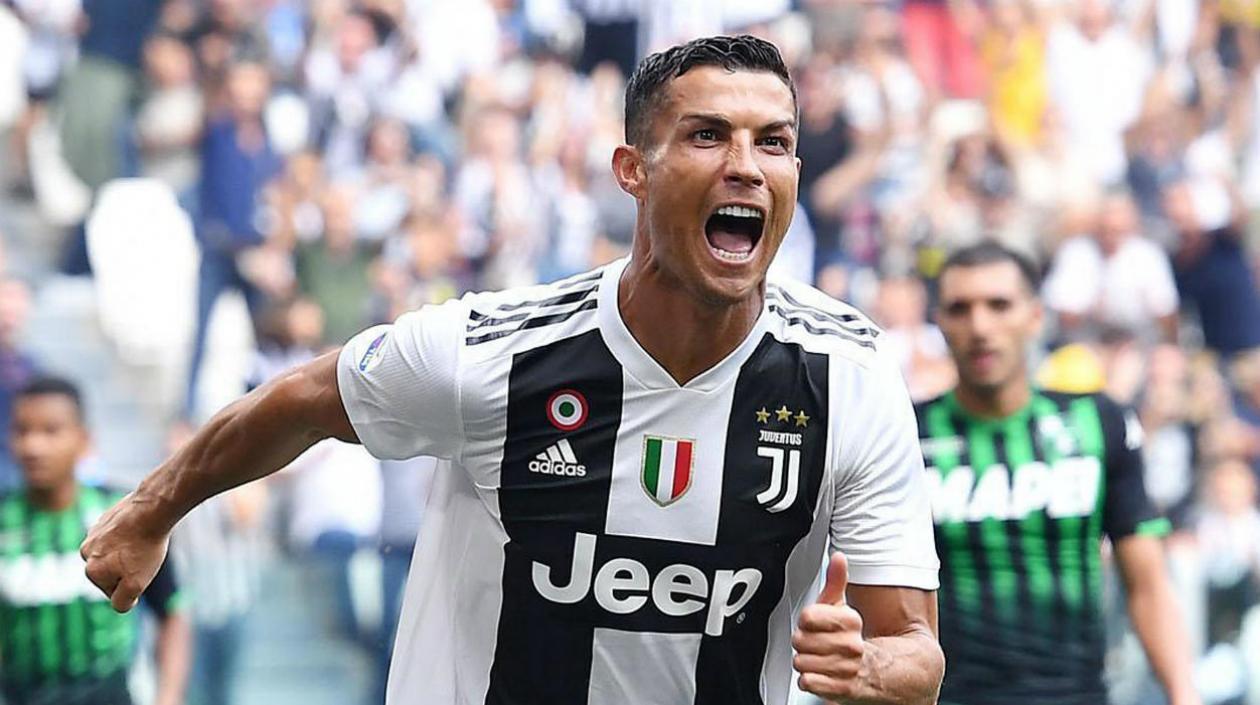 Cristiano Ronaldo celebra su anotación. 