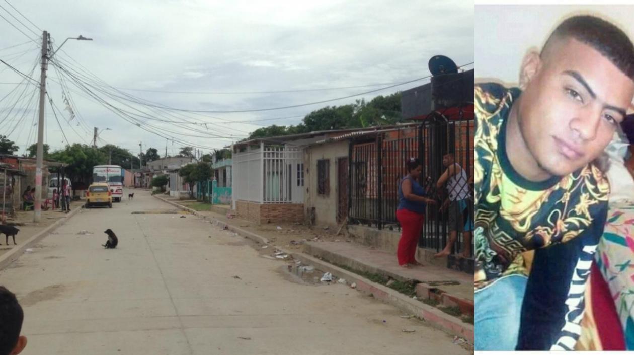 Lugar de los hechos - Brayan Enrique Amaya García. 