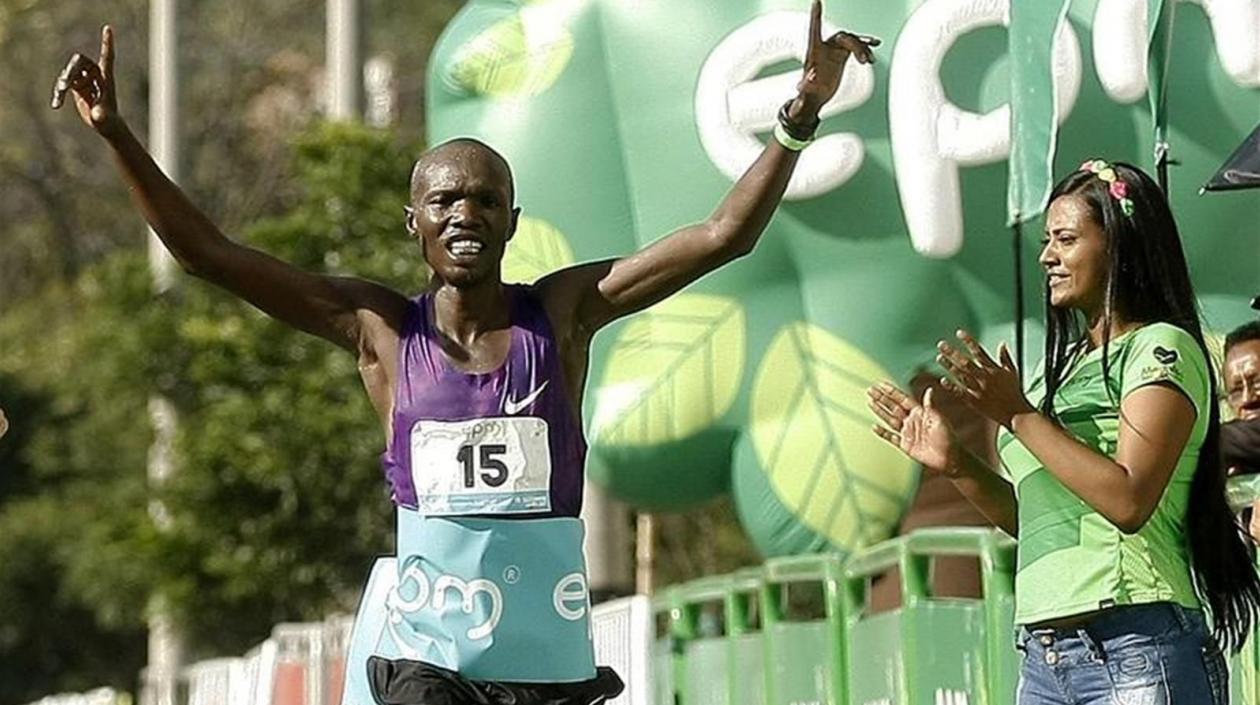 Joseph Kiprono, atleta africano. 
