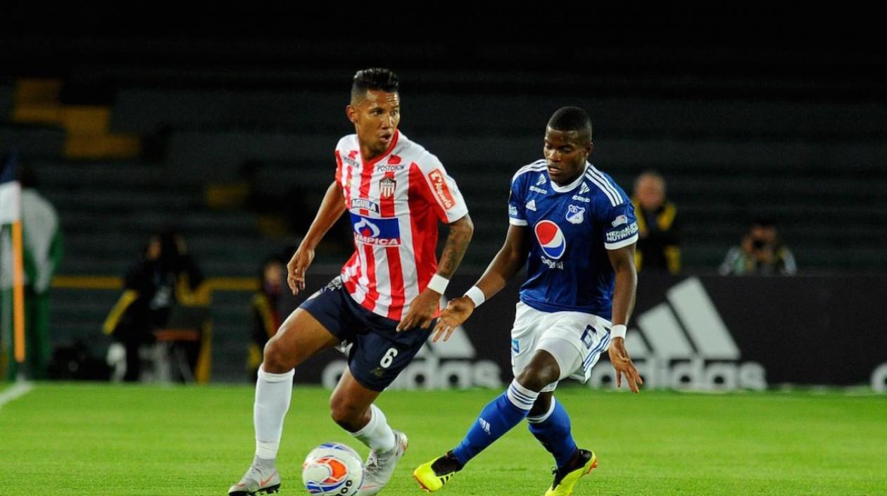 James Sánchez, volante de Junior. 